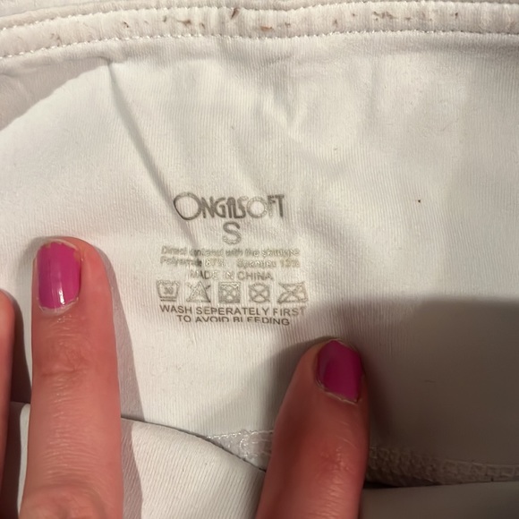 Ongasoft white workout leggings - Picture 2 of 5